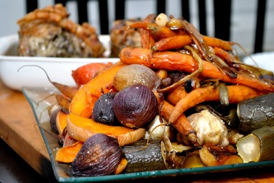 cotlet impanat si legume la cuptor 06