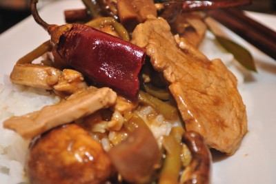 porc cu hoisin si orez alb 09