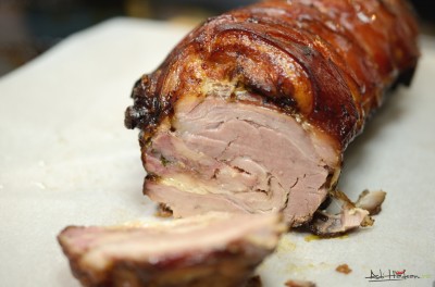 Porc copt încet