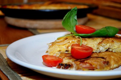 spaghetti frittata 09