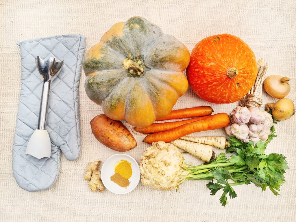ingrediente pentru supă cremă de dovleac